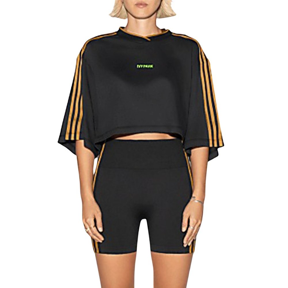 NWT Adidas / Ivy Park 3-Stripes Crop Tee